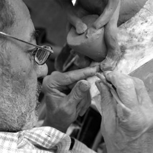 Atelier Magali Satgé, atelier modelage pour aveugles et malvoyants