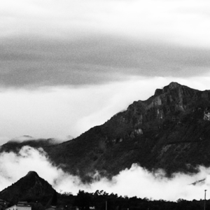 Photographie montagne - Noir et blanc- 06670 Levens